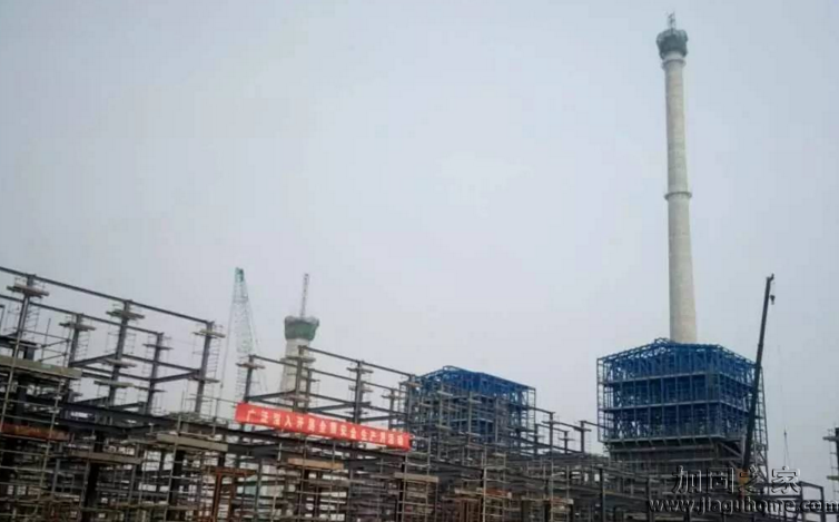 華北石化兩部超高煙囪加固改造完畢，雙雙封頂